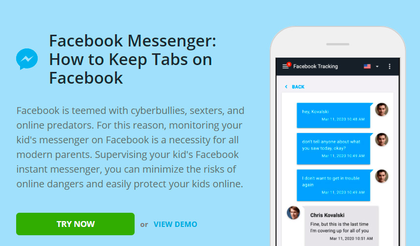 How to spy on facebook messenger chat